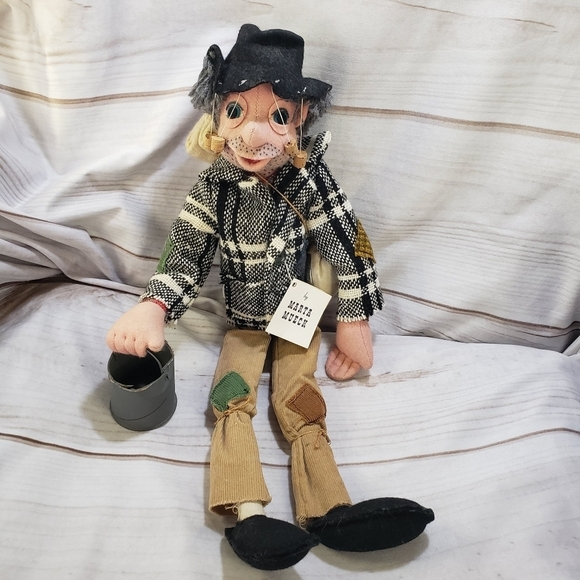 Vintage Australian Aussie Swagman Nomad Handmade Plush Doll 19 Inch Marta Mueck - Picture 1 of 10